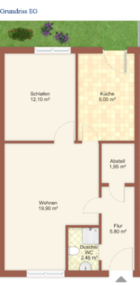 Schöne Erdgeschosswohnung zur Miete in Cuxhaven